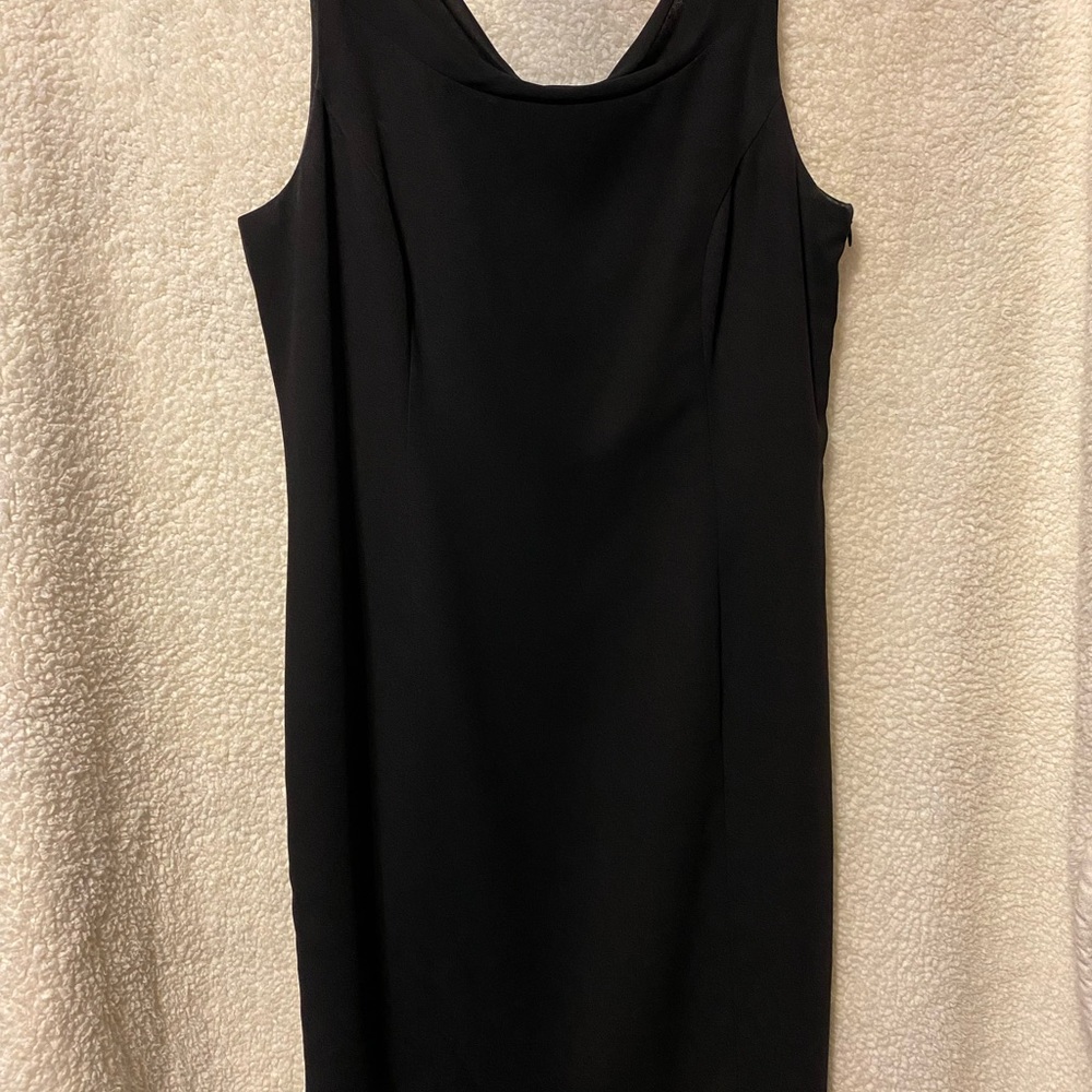 Black sleeveless every occasion dress